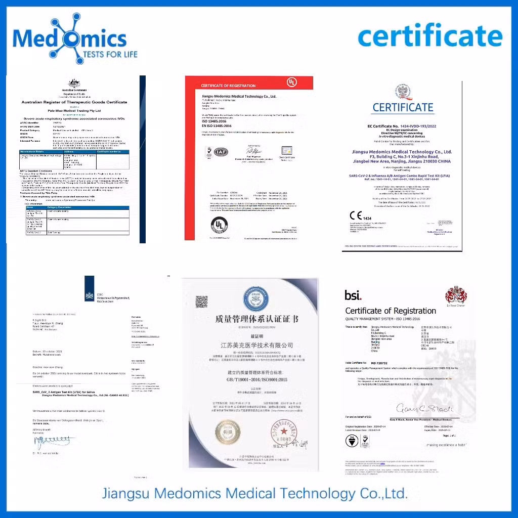Medomics Adv/ Rsv/ MP Antigen Combo Rapid Test Kit (LFIA)
