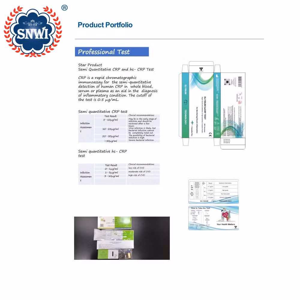 CE&ISO Approved One Step Medical Rapid Diagnostic Hepatitis B Surface AG Whole Blood/ Serum/ Plasma Hbsag Test Kit (Strip/Cassette)
