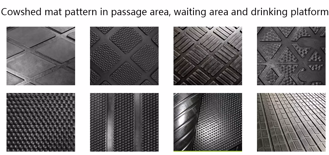 1.22X1.83m Heavy Duty Black Matting SBR Non Slip Anti Slip Horse Stall Floor Cow Stable Rubber Mat