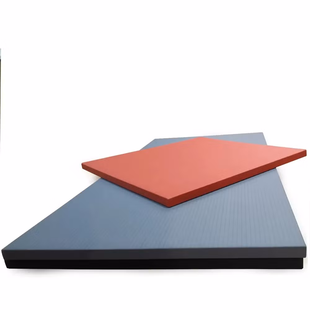 Custom Anti-Slip Durable PVC Leather Surface Floor Judo Tatami Grappling Mats