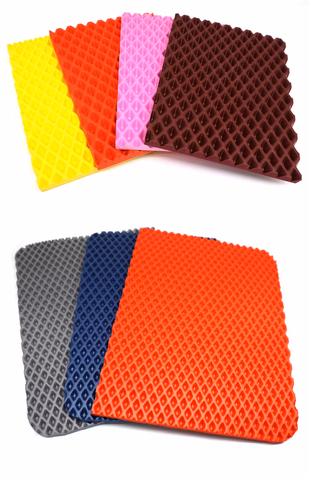 Anti-Slip Waterproof Car Floor Hot Selling Factory High Quality Perforated Wholesale Square Design Carpet EVA Sheet Car Mat