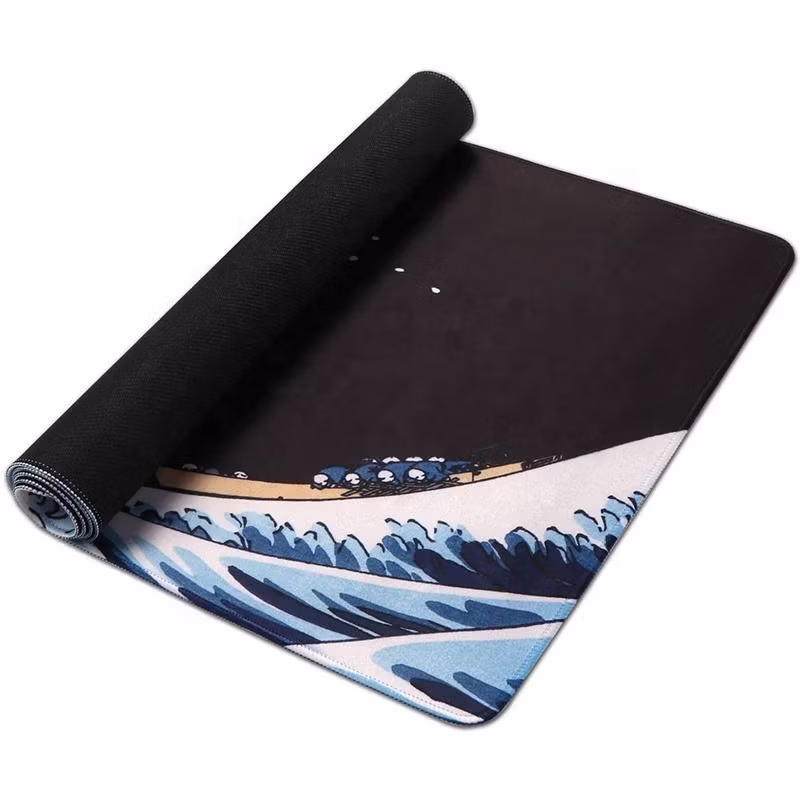 Gaming Mouse Pad Large Mousepad Non Slip Rubber Base Stitched Edges Desk Mat