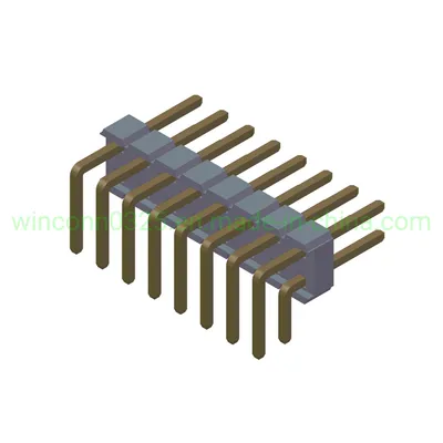 Triple Row Solder Cup Vertical DIP Board-to-Board, Power, Signal, Wire-to-Board Phosphor Bronze Low-Power 0.031" (0.8mm) Pitch Pin <a href='/header-connector/'>Header Connector</a>