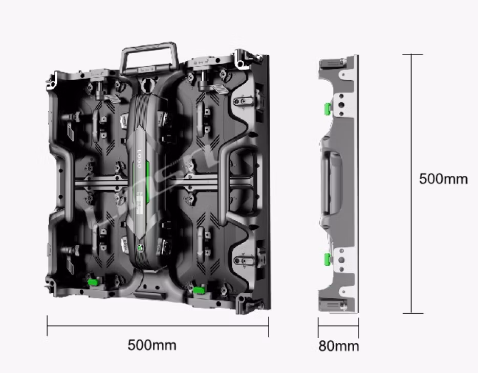 P1.953 Stage LED Mobile Video Wall Panel Background DJ Booth Screen Full Color Events Wall Adverting Rental LED Display Screen