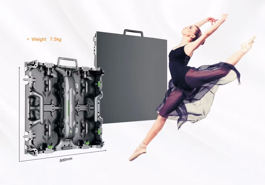 P1.953 Stage LED Mobile Video Wall Panel Background DJ Booth Screen Full Color Events Wall Adverting Rental LED Display Screen