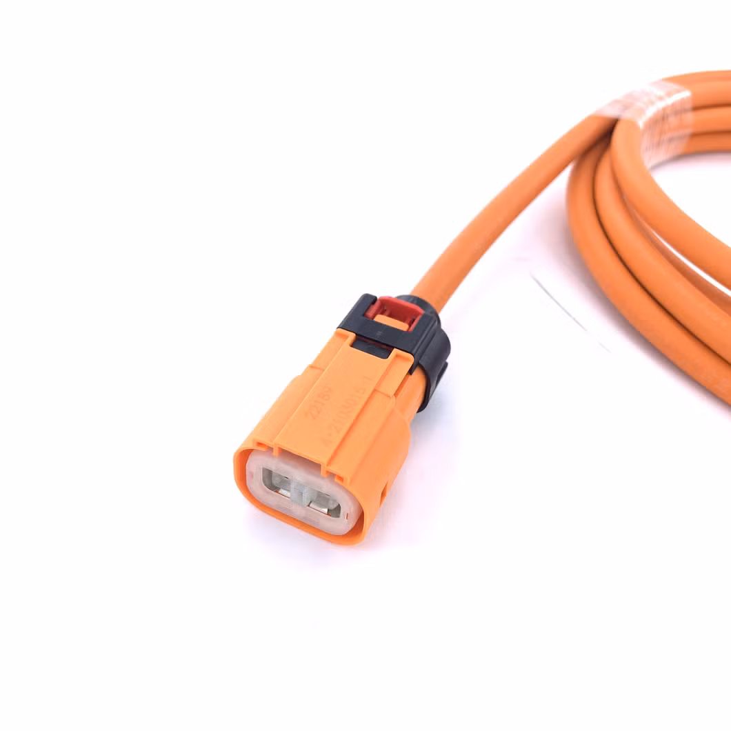 Te Hva 280 3p 4-2103015-1 EV Wiring Harness with Shielding 3*4mm2 L=4m for New Energy Car AC Motor Controllers, Wire-to-Board Terminal 1-968853-3