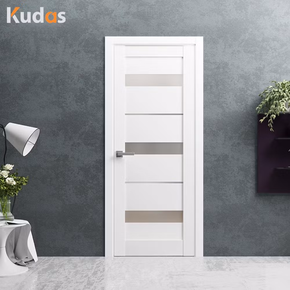 Kudas Design Interior Simple Slab Wood Panels Melamine Wooden Door Skin for Office