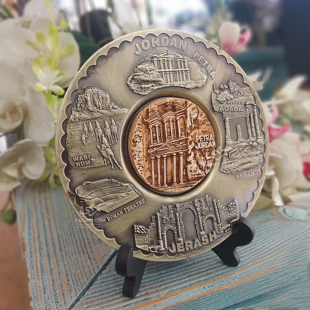 Wholesale Price Yiwu Market OEM Personalized Handmade Crafts Tour Travel Tourist Tourism Promotional Gifts Custom Made MDF Wood Wooden Souvenir Plate Factory