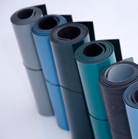 Different Sizes, Anti-Static Heat and Chemical Resistance Smooth ESD Rubber Sheet Table Mat