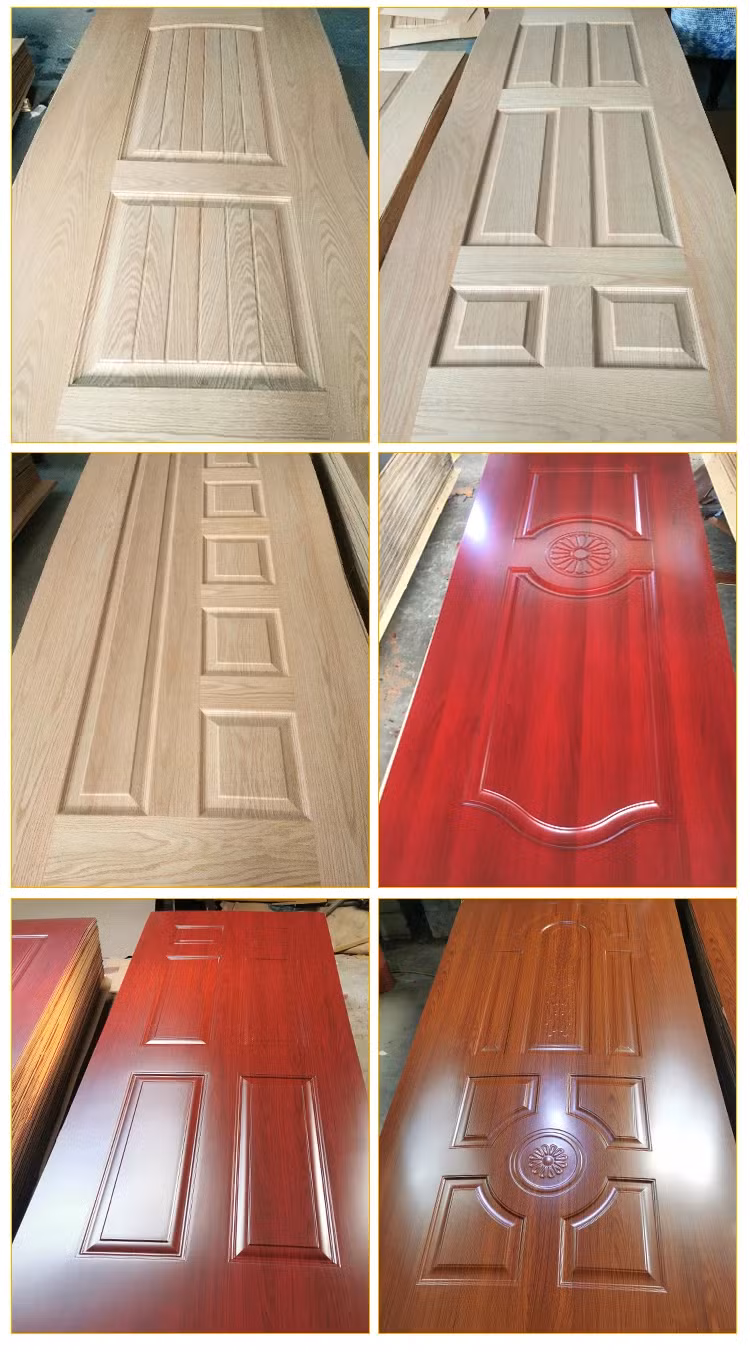MDF HDF Door Skin Melamine Moulded Plywood for Door From Linyi Consmos Plywood Manufacturer