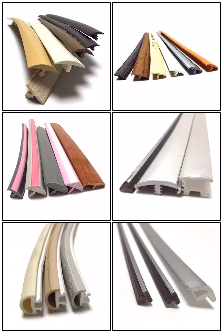 Flexible Plastic Table Plastic U Shape Banding Shaped Plastic Cabinet Molding Edging Channel Metal Tile PVC U Edge Trim