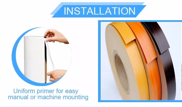 Banding Shaped Plastic Cabinet Molding Edging Channel Metal Tile PVC U Edge Trim for Cabinet Table, Protection Edge Protector