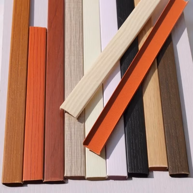 Banding Shaped Plastic Cabinet Molding Edging Channel Metal Tile PVC U Edge Trim for Cabinet Table, Protection Edge Protector