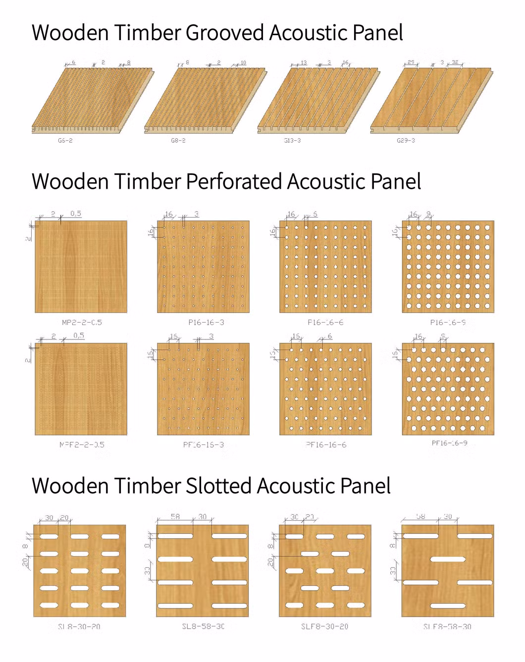 AG. Acoustic New Sound Absorption Materials Timber Perforated MDF Wall Covering for Auditorium