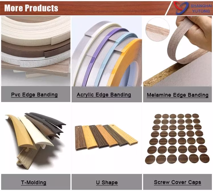 Flexible Plastic Table Plastic U Shape Banding Shaped Plastic Cabinet Molding Edging Channel Metal Tile PVC U Edge Trim