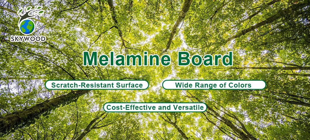 E1 Beech MFC Sandwich Panel Particle MDF Medium Density Fiberboard Board