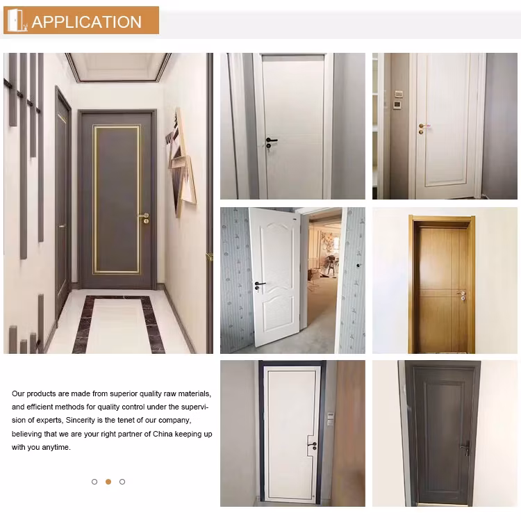 Customized HDF/MDF Wooden Melamine Door Skin with Good Price