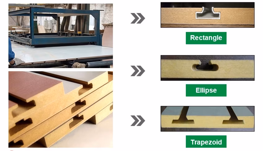 15mm Melamine MDF/ Slotted Board/Building Materials/ Interior Decoration