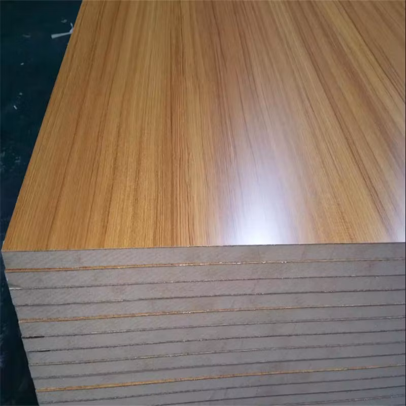 Wholesale 4*8 Feet E1 Grade Melamine Laminated MDF for Bedroom Furniture Decoration
