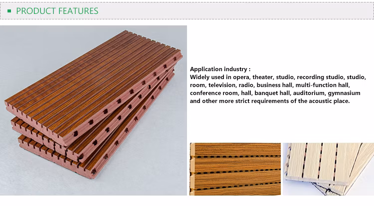 Jinghuan Acoustic Panel Acoustic Wooden Slat Panel and Wood Wall Paneling for Hotel Cinema