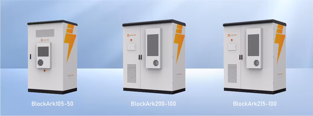Sunark IP65 Eccellent Quality Cabinet Battery 50kwh 80kwh 100kwh Outdoor Electrical Ess Lithium Battery Cabinet