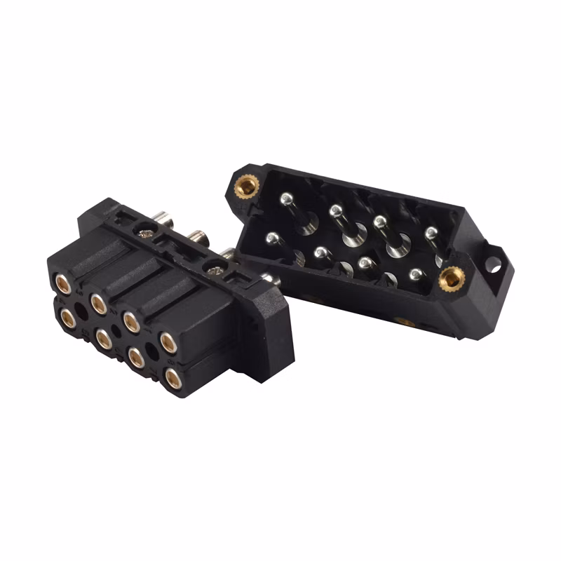 Energy Storage Connector High Current 4pin Connector Bend Angle for Panel Mount