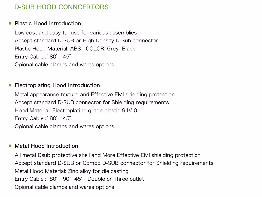 Application of D-SUB Metal Hood in Rail Transit