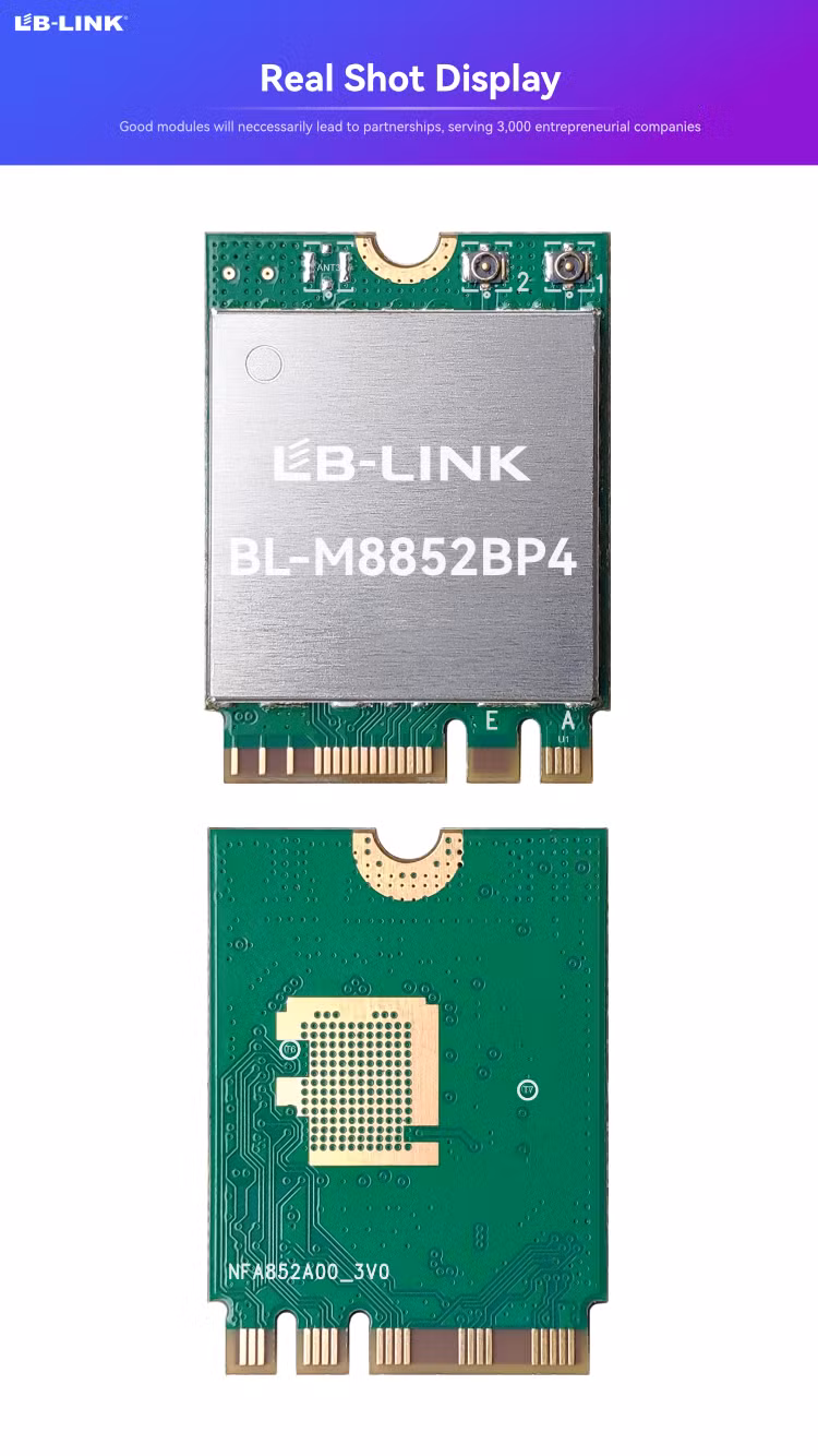 LB-M8852BP4 Realtek RTL8852BE NGFF M.2 2230 Wi-Fi 6 wifi card 2.4G/5GHz wifi Bt 5.2 Wireless Network Card MINI