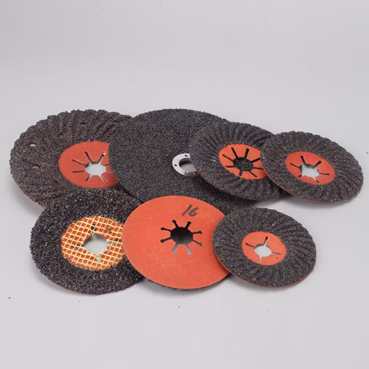 Aluminum Oxide Abrasive Fiber Metal Sanding Flap Disc for Polishing