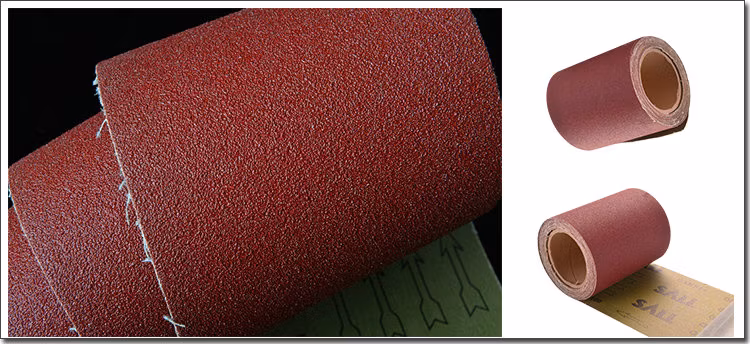 China Aluminum Oxide Abrasive Emery Cloth Roll for Metal Polishing