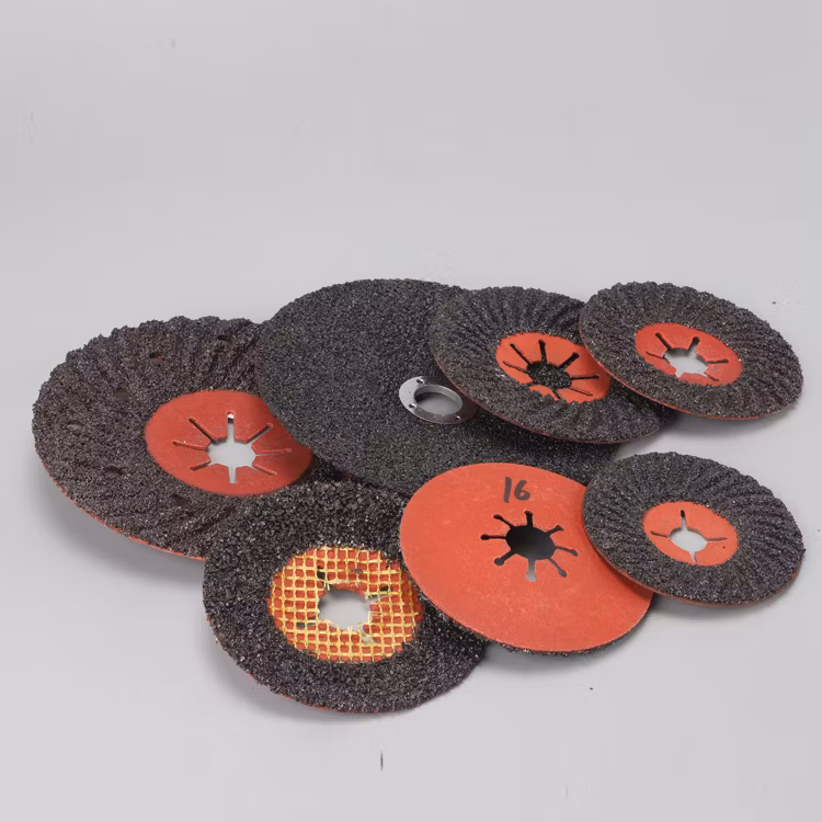 Aluminum Oxide Abrasive Fiber Metal Sanding Flap Disc for Polishing