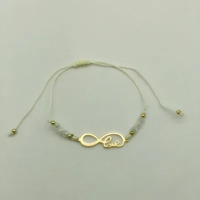 "Amor" <a href='/pulsera/'>Pulsera</a> pulseras de encanto con reborde de la pareja