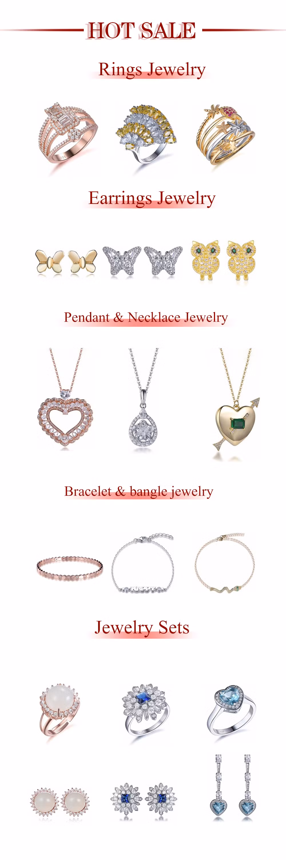 Factory Price New Products Mix Colors Pendant Necklace 925 Sterling Silver Rainbow Choker Necklace for Women