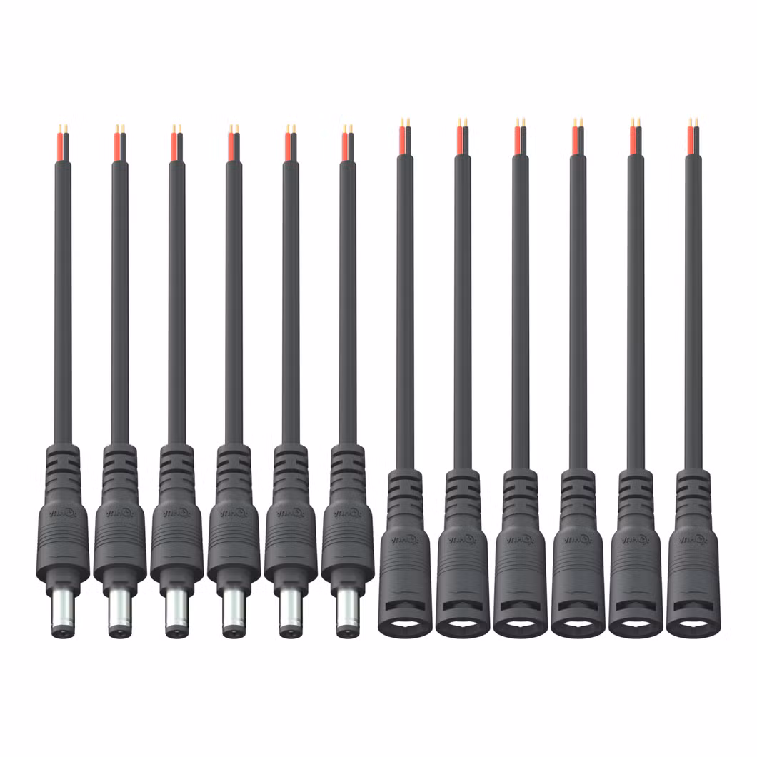 M13 Electric Male Female DC Quick Lock Cable 22AWG 24AWG Power Connector