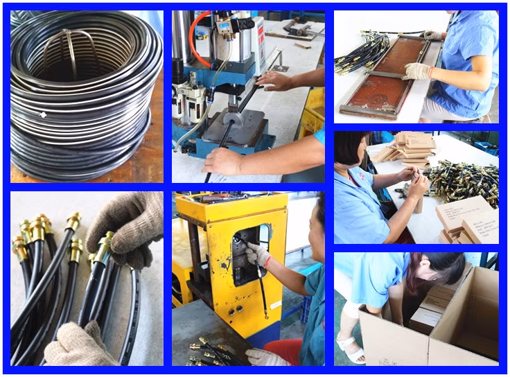 China Leading Manufacturers Car Automobile Brake System SAE J1401 Industry Auto Chassis High Pressure EPDM Rubber Hydraulic Brake Line Pipe Tube Hose Assembly