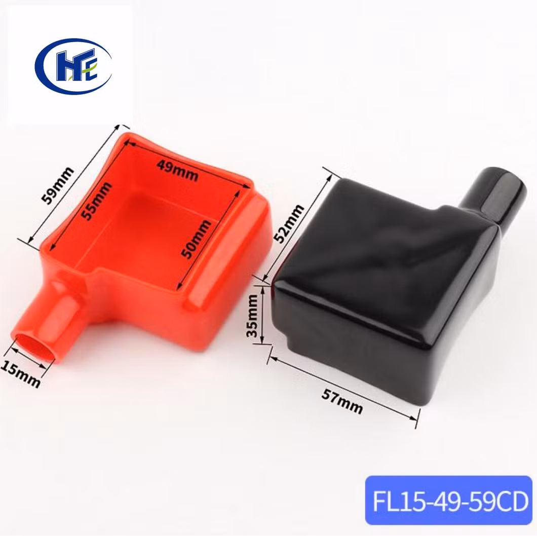 Vinyl Plastic Terminal Insulator Custom Car Battery Terminal Rubber Covers Flag Classic Type Motor Vehicle Car Van Rvs FL15-49-59