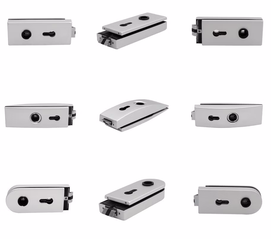 Glass Connectors Glass Wall Fittings Connectors Glass Handle Lock Door Lock Lock Strike Box
