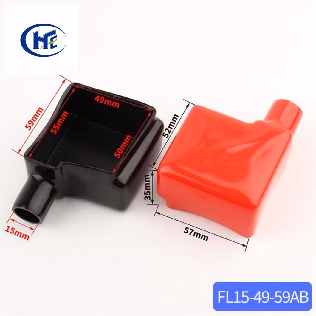 Vinyl Plastic Terminal Insulator Custom Car Battery Terminal Rubber Covers Flag Classic Type Motor Vehicle Car Van Rvs FL15-49-59