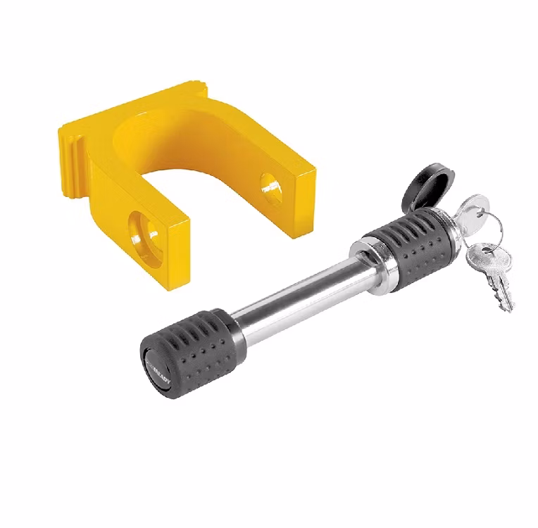 Yh1792 Tow Coupling Hitch, Trailer Connector with Pin Lock, Steel Bolt Trailer Coupler Lock, Fifth Wheel King Pin Lock