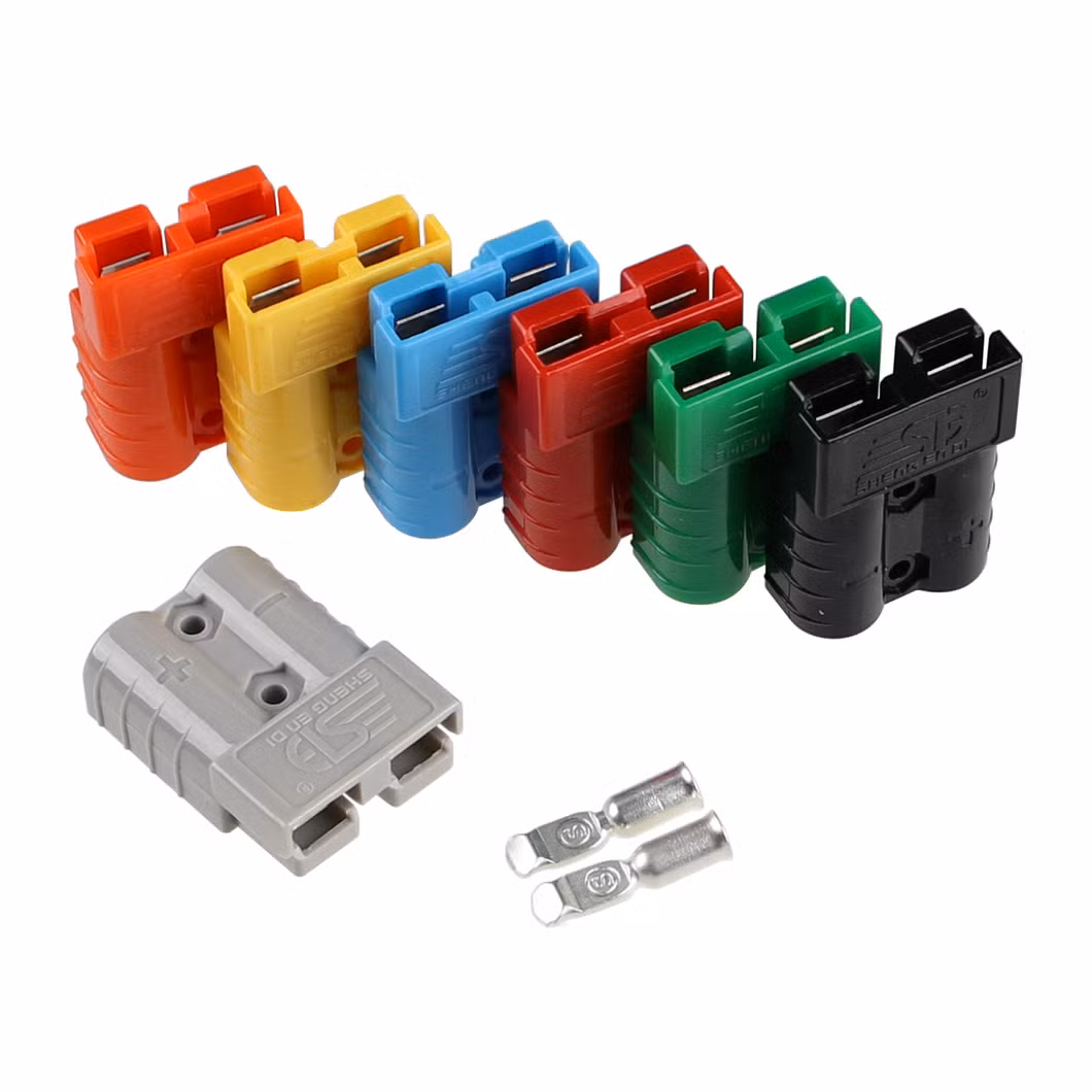 Power Connector 50A 120A 175A 350A Quick Connect 2 Pole Forklift Connector Plug Socket Forklift Battery Cableh