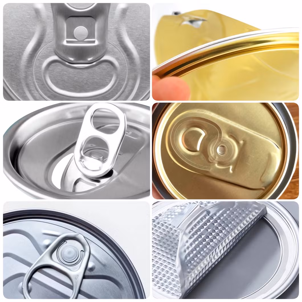 Dry Food Tin TFS Aluminum Metal Silver White Gold Colored Eoe Loe Poe ETP Square Oval Rectangle Irregular Plate Peel off Large Full Aperture Easy Open End