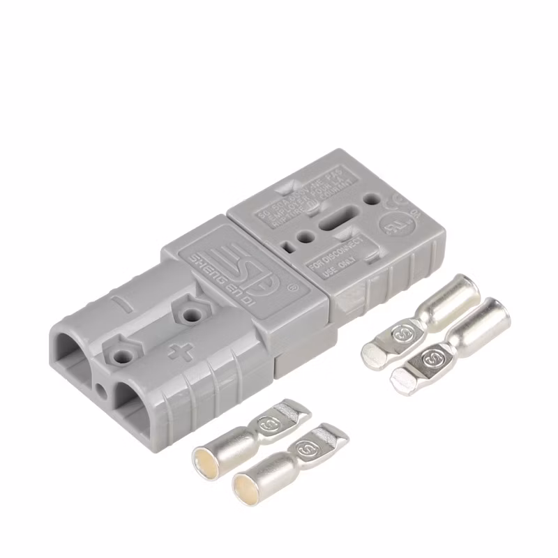 Power Connector 50A 120A 175A 350A Quick Connect 2 Pole Forklift Connector Plug Socket Forklift Battery Cableh