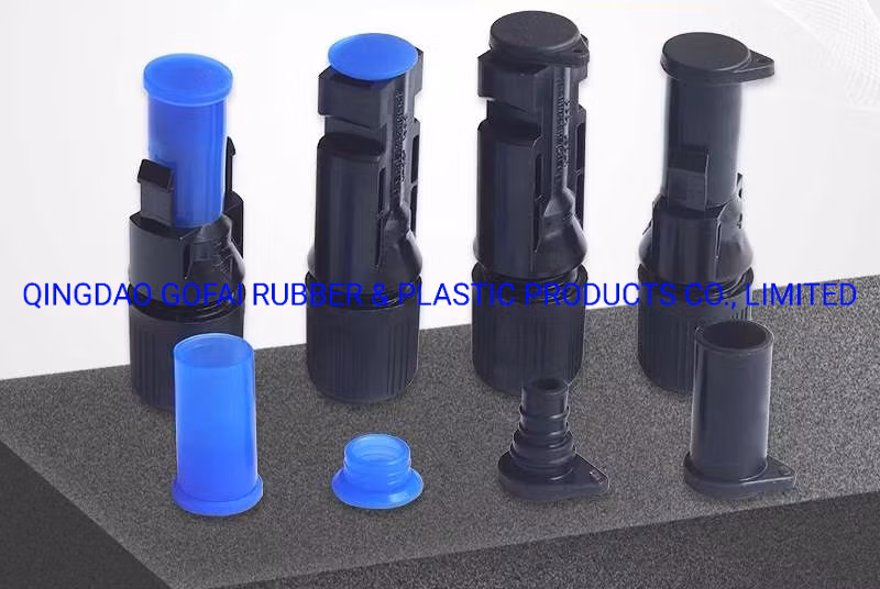 Custom Mc4 Photovoltaic Solar Panel Connector Female and Male Sealing Dust Cap Silicone Rubber Dust Cap Cover Dust Hat