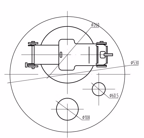 European Standard Manhole Cover for Tank Car Roof