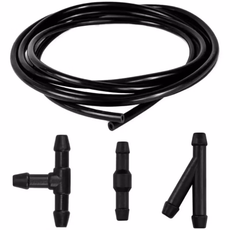 T/Y/I 3 Types Universal Joiner Pipe Connector Car Windshield Washer Nozzles Hose Water Tube Connector Air Fue Water Petrol