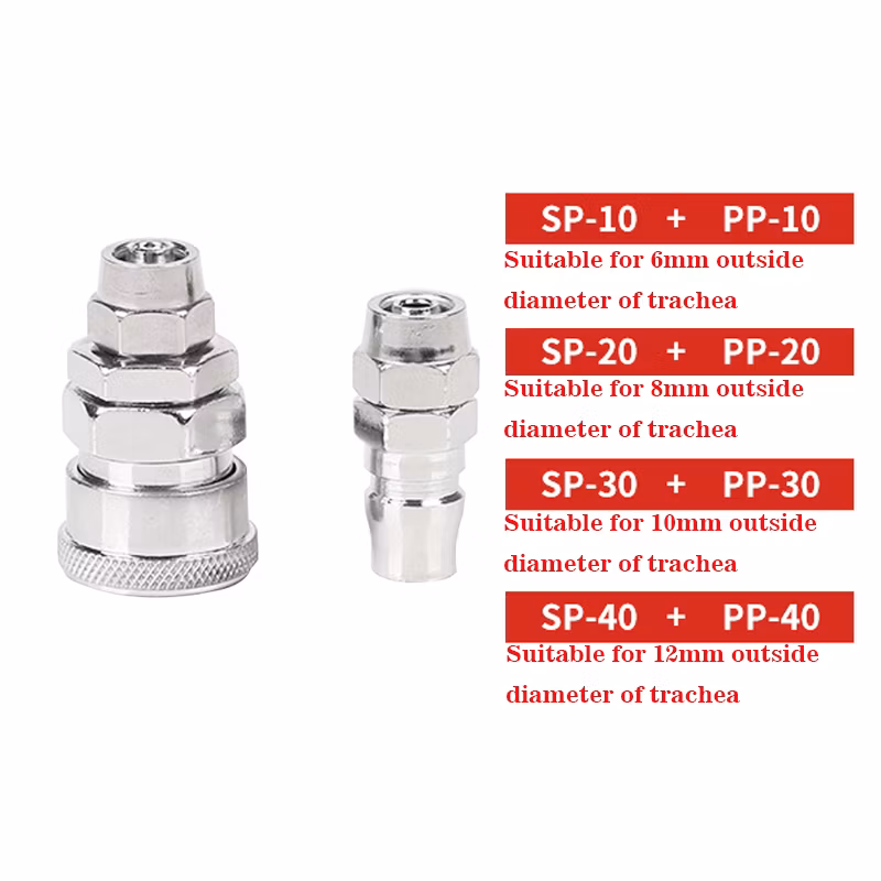 Pneumatic Hose Quick Coupler Release Connectors C-Type Japan Pneumatic Air Quick Connector