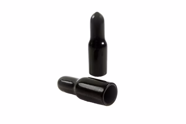 Multiple Styles Vinyl Vented Caps, Tubing Connectors and Instrument Tips Ends Using Plastic Cover
