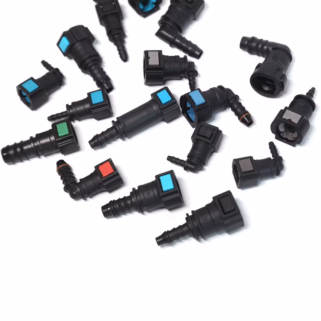 SAE 1/4-6.30mm-ID6-90 Elbow SCR Urea Quick Connector for Auto Parts