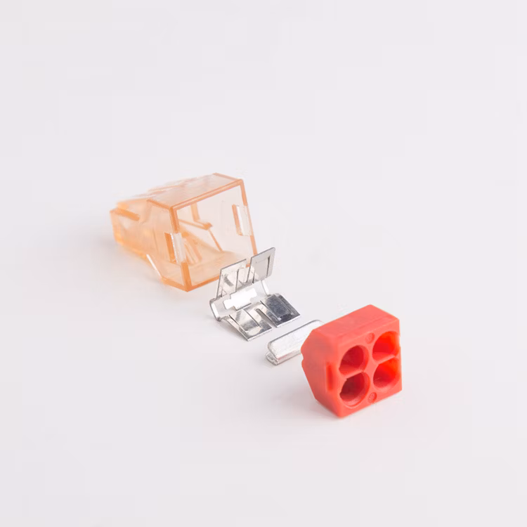 Quick Connect Compact Splicing Fast Connector 4 Way Wire Fast Rigid Terminal Block Connector Pct-104b/604/773-604 Junction Box Terminal Connector