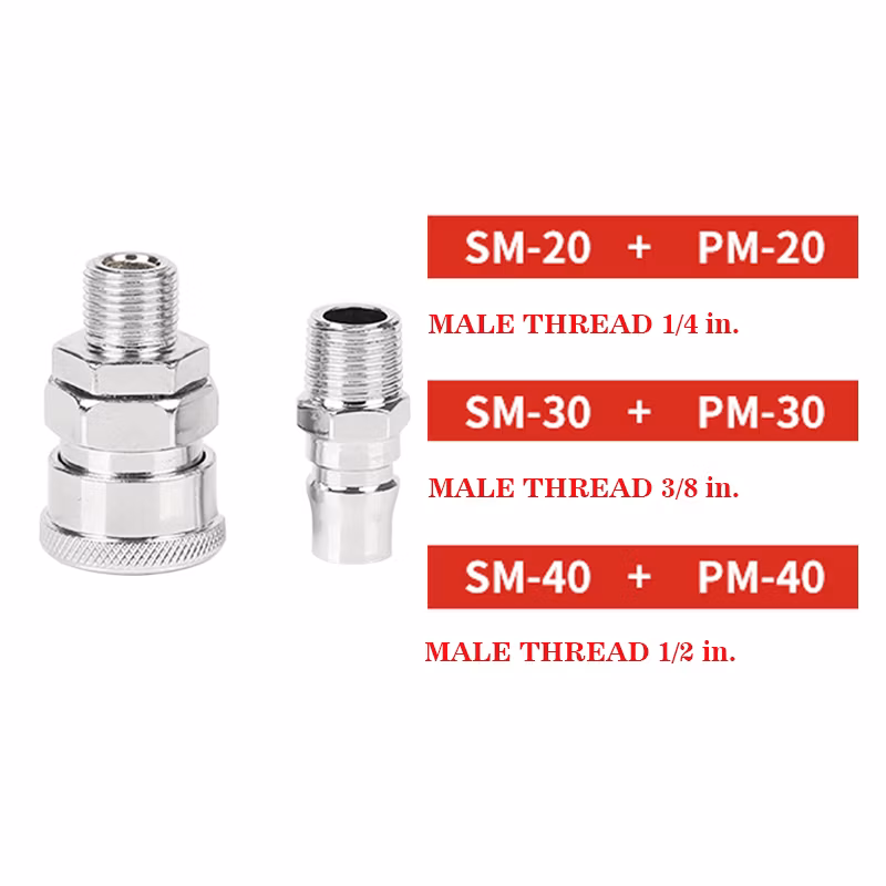 Pneumatic Hose Quick Coupler Release Connectors C-Type Japan Pneumatic Air Quick Connector